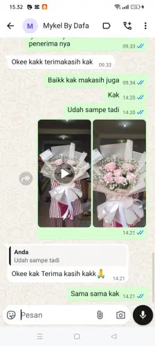 Testimonial Buket Bunga rumah duka sentosa